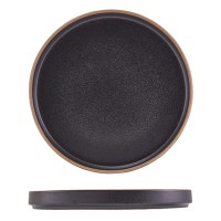 Kava Black Stoneware Presentation Plate